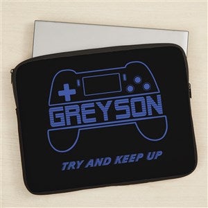 Neon Gaming Personalized 15 Laptop Sleeve - 48105-L