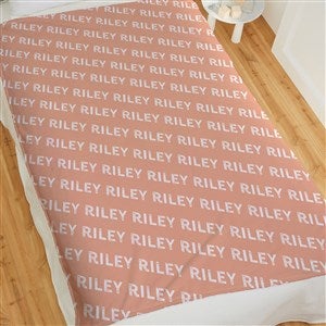 Playful Name Personalized 60x80 Plush Fleece Blanket - 48132-L