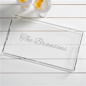 Classic Celebrations Personalized Acrylic Serving Tray - 48135