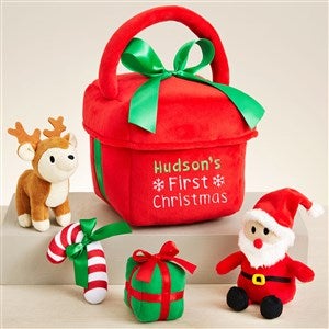 My First Christmas Embroidered Plush Playset - 48156