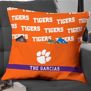 NCAA Clemson Tigers Personalized Pocket Pillow - 48236-L