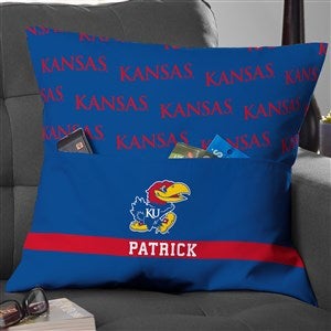 NCAA Kansas Jayhawks Personalized Pocket Pillow - 48256-L
