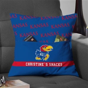 NCAA Kansas Jayhawks Personalized Pocket Pillow - 48256-S