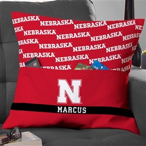 NCAA Nebraska Cornhuskers Personalized Pocket Pillow - 48259-L