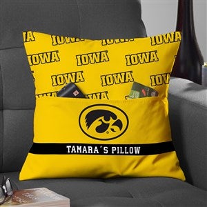 NCAA Iowa Hawkeyes Personalized Pocket Pillow - 48268-S