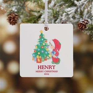 Precious Moments®  Holly Jolly Personalized Ornament-2.75quot; Metal - 1 Sided - 48329-1M