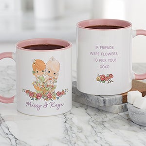 Precious Moments Friendship® Personalized Coffee Mug 11 oz.- Pink - 48338-P