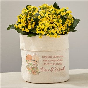 Precious Moments® Friendship Personalized Canvas Flower Planter- 7x7 - 48341