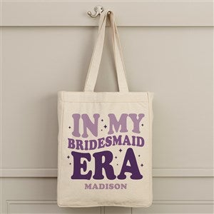 In My Bridal Party Era Personalized Canvas Tote Bag- 14quot; x 10quot; - 48658-S