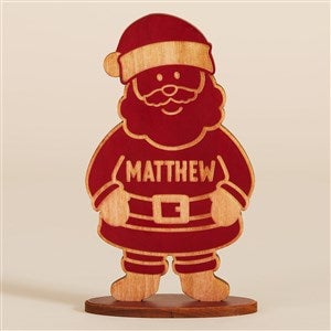 Santa and Friends Personalized Red Wood Characters - 48667-R