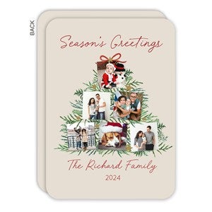 Holiday Moments Personalized Flat Christmas Card-Premium - 48670-P