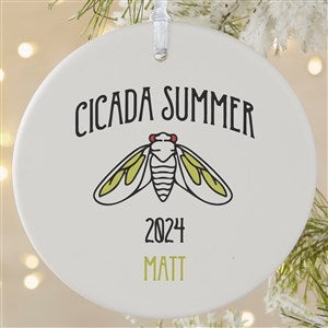 Cicada Invasion Personalized Ornament- 3.75quot; Matte - 1 Sided - 48766-1L