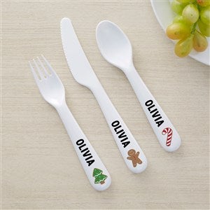 Cookies for Santa Personalized Kids Christmas Utensil Set - 48782-U