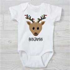 Build Your Own Reindeer Personalized Baby Bodysuit - 48793-CBB