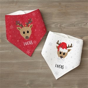 Build Your Own Reindeer Personalized Bandana Bibs- Set of 2 - 48794-BB