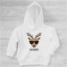 Build Your Own Reindeer Personalized Christmas Toddler Hooded Sweatshirt - 48796-CTHS