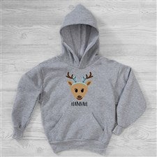 Build Your Own Reindeer Personalized Christmas Hanes® Youth Sweatshirt - 48796-YHS