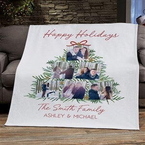 Holiday Moments Personalized Christmas Photo Sweatshirt Blanket - 50x60 - 48800-SW