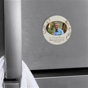 In Loving Memory Personalized Metal Round Magnet - 48825