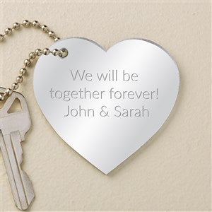 Write Your Own Personalized Silver Mirrored Acrylic Keychain - 48850-S