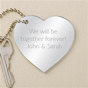 Were Engaged Personalized Silver Mirrored Acrylic Keychain - 48852-S