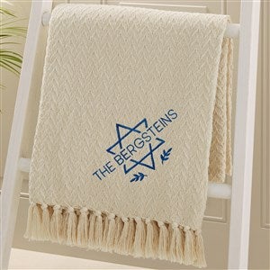 Hanukkah Embroidered Afghan - 48902