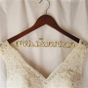 Custom Name Wedding Hanger-Bride - 48986D-B
