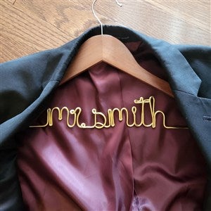 Custom Name Wedding Hanger-Groom - 48986D-G