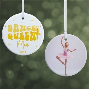 Dance Personalized Photo Ornament- 2.85quot; Glossy - 2 Sided - 49002-2S