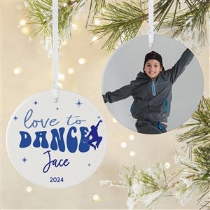 Dance Personalized Photo Ornament-3.75quot; Matte - 2 Sided - 49002-2L