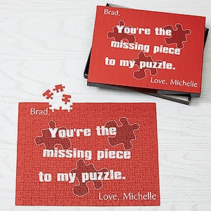 Missing Piece Personalized 252 Piece Puzzle - 4903-252