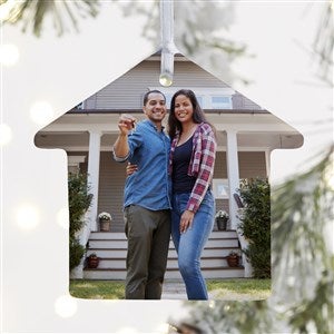 Picture Perfect Personalized House Ornament- 3.25quot; Glossy - 1 Sided - 49130-1