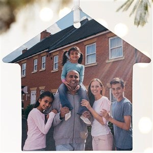 Picture Perfect Personalized House Ornament- 3.75quot; Matte - 1 Sided - 49130-1L