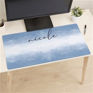 Pastel Watercolor Name Personalized Desk Mat - 49180