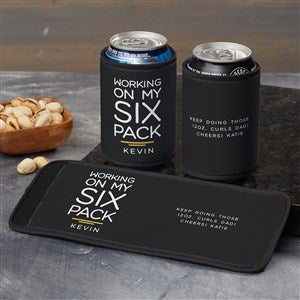 Working on my Six Pack Personalized Can  Bottle Wrap - 49212