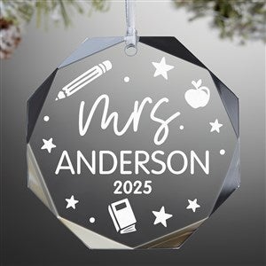 Favorite Teacher Personalized Premium Octagon Ornament - 49250