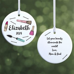 Beauty Queen Personalized Ornament- 2.85quot; Glossy - 2 Sided - 49263-2S