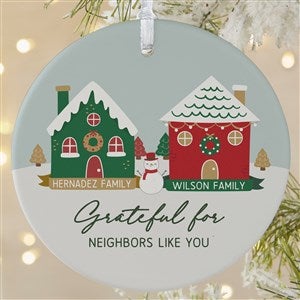 Favorite Neighbor Personalized Ornament- 3.75quot; Matte - 1 Sided - 49265-1L