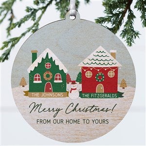 Favorite Neighbor Personalized Ornament- 3.75quot; Wood - 1 Sided - 49265-1W