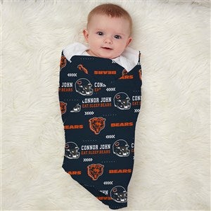 NFL Chicago Bears Personalized Baby Receiving Blanket - 49298-B
