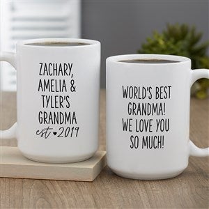 Her Year Established Personalized Coffee Mug - Large - 49299-L