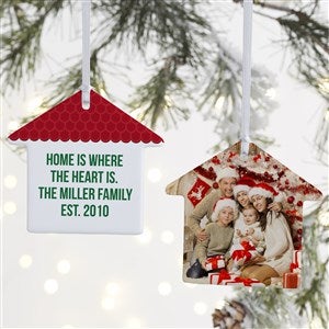 Write Your Own Personalized House Ornament- 3.25quot; Glossy - 2 Sided - 49327-2