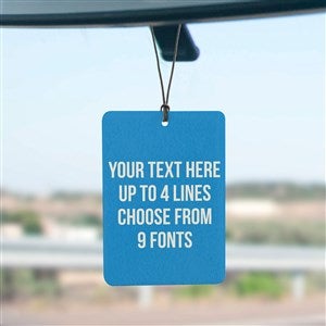 Write Your Own Personalized Car Air Freshener - 49379