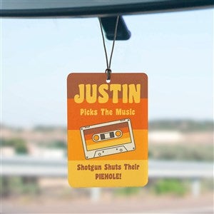 Driver Picks the Music Personalized Car Air Freshener - 49394