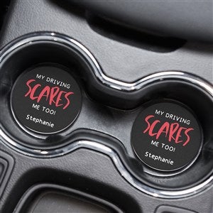 My Driving Scares Me Personalized Car Coaster Set of 2 - 49398