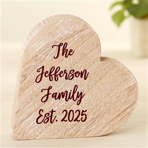 Write Your Own Personalized Wooden Heart - 49427