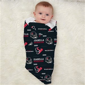 NFL Houston Texans Personalized Baby Receiving Blanket - 49491-B