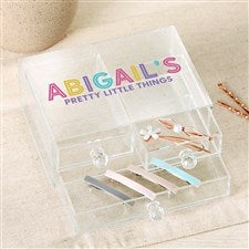 Girls Colorful Name Personalized Acrylic Jewelry Box - 49530