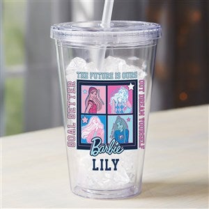 Barbie™ Varsity Collection Personalized 17 oz. Insulated Acrylic Tumbler - 49640