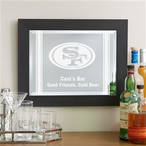 NFL San Francisco 49ers Engraved Framed Wall Mirror - 16x20 - 49706